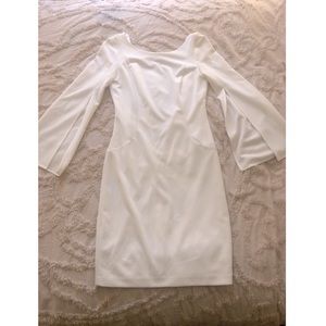 White Calvin Klein pencil dress